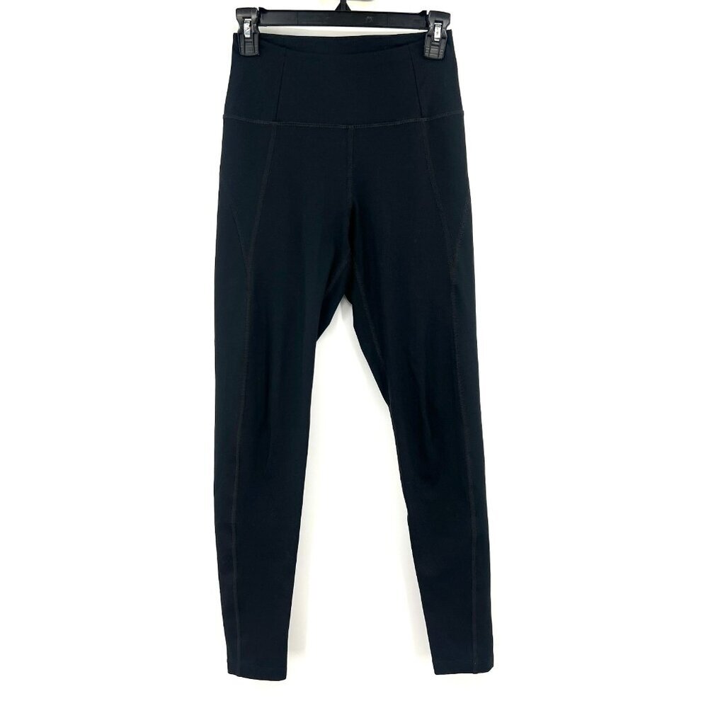 Girlfriend Collection Black Full Length Leggings Women's Small